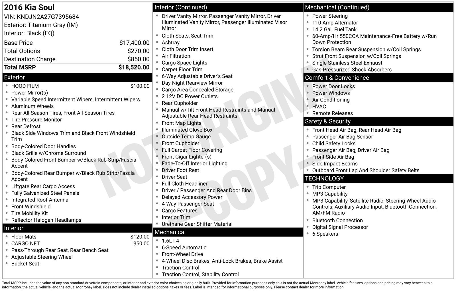 2016 Kia Soul Base