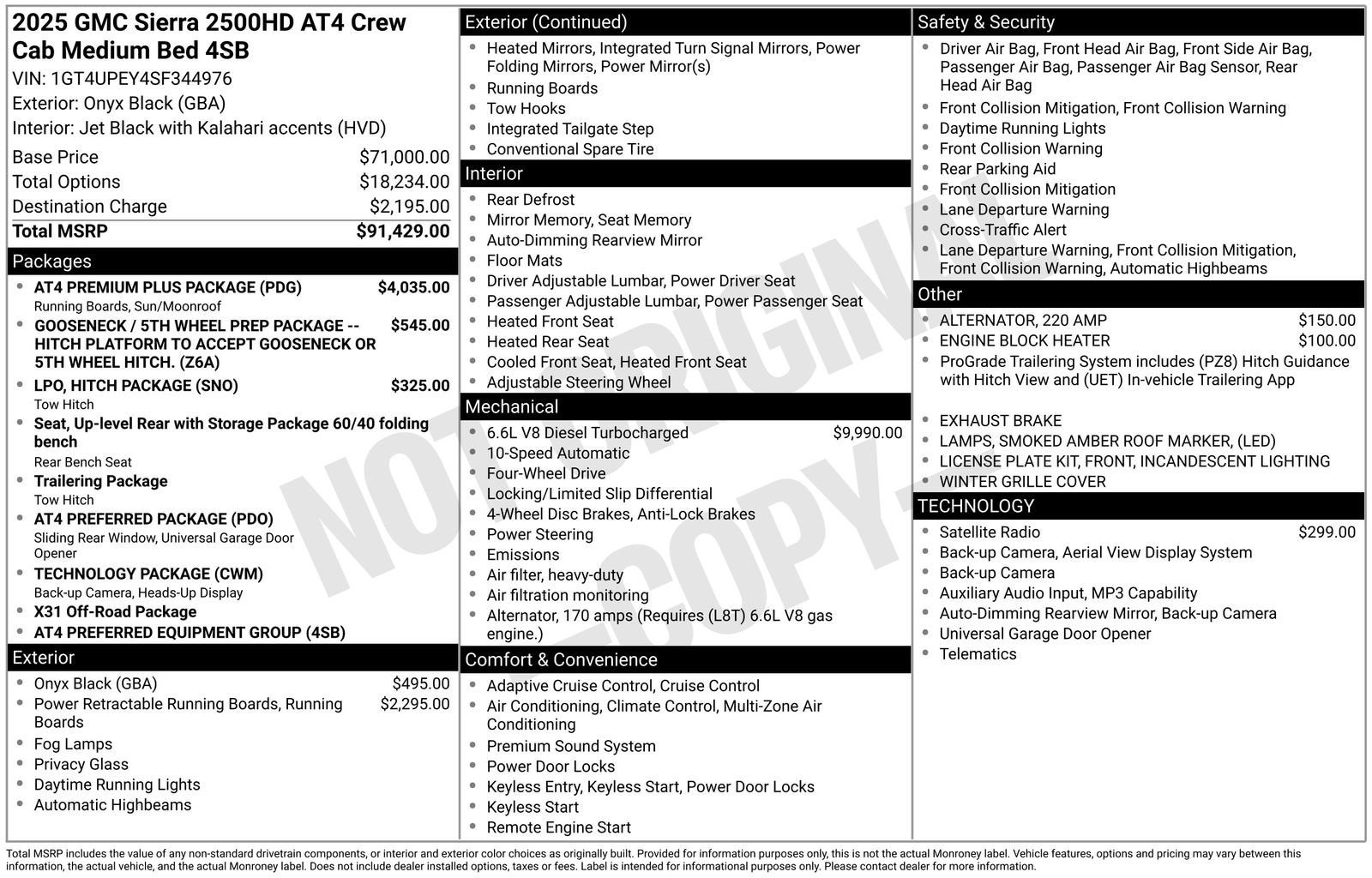 2025 GMC Sierra 2500 HD AT4