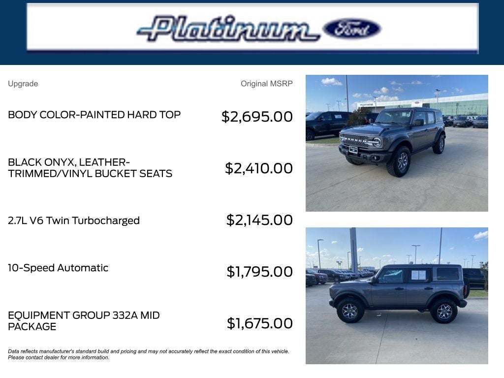 2025 Ford Bronco Badlands